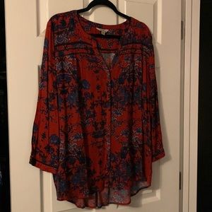 Lucky Floral Print Top